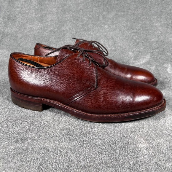 Alden Other - Alden 942C Dutton 3 Eyelet Blucher Brown Alpine Grain Made USA Mens 9.5 A/C
